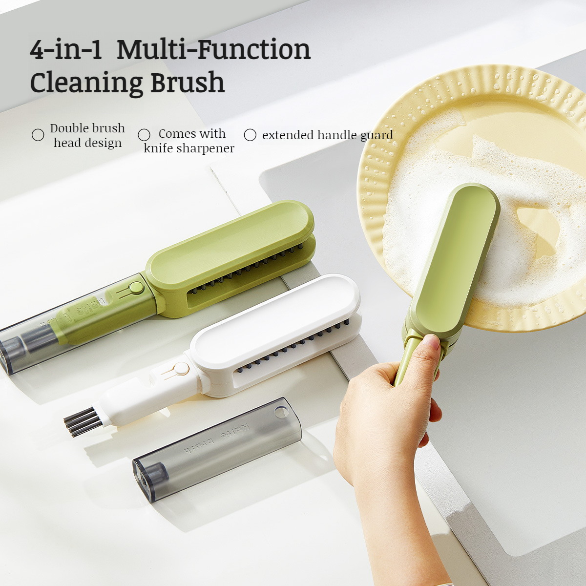 Multifunctional kitchen cleaning tool