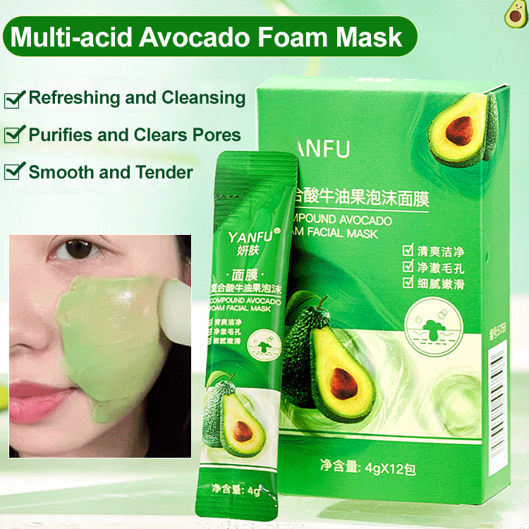 Complex Acid Avocado Cleansing Facial Bubble Mask