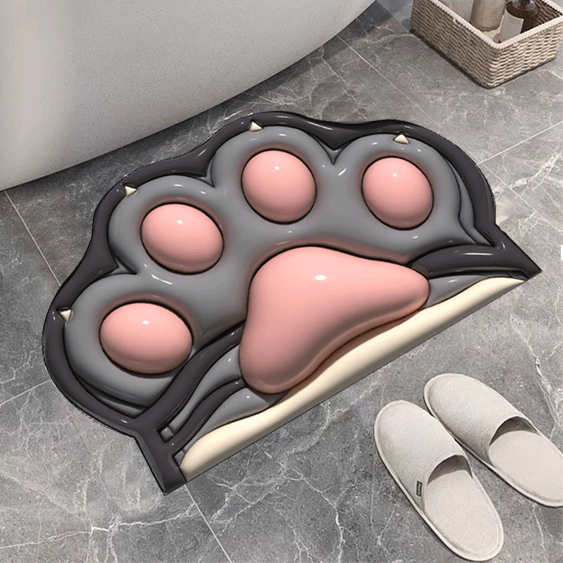 速乾性に優れた珪藻土バスマット