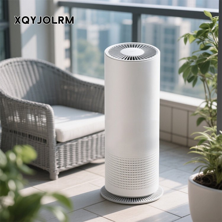 リビングルームに設置した空気清浄機