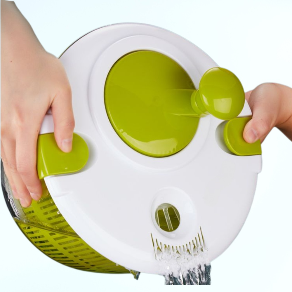 Vegetable dehydrator manual salad fruit and vegetable spin dryer multi-function drain basket