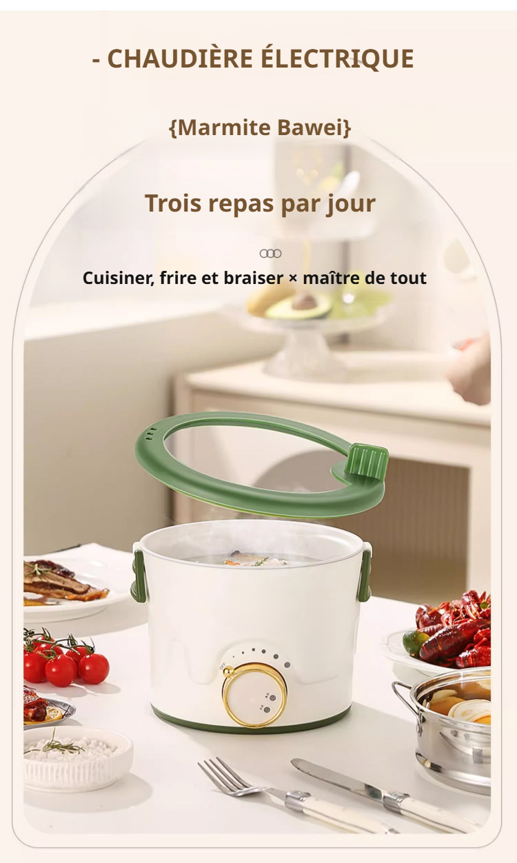 Mini Cuisinière Électrique Multifonction compacte sur une table