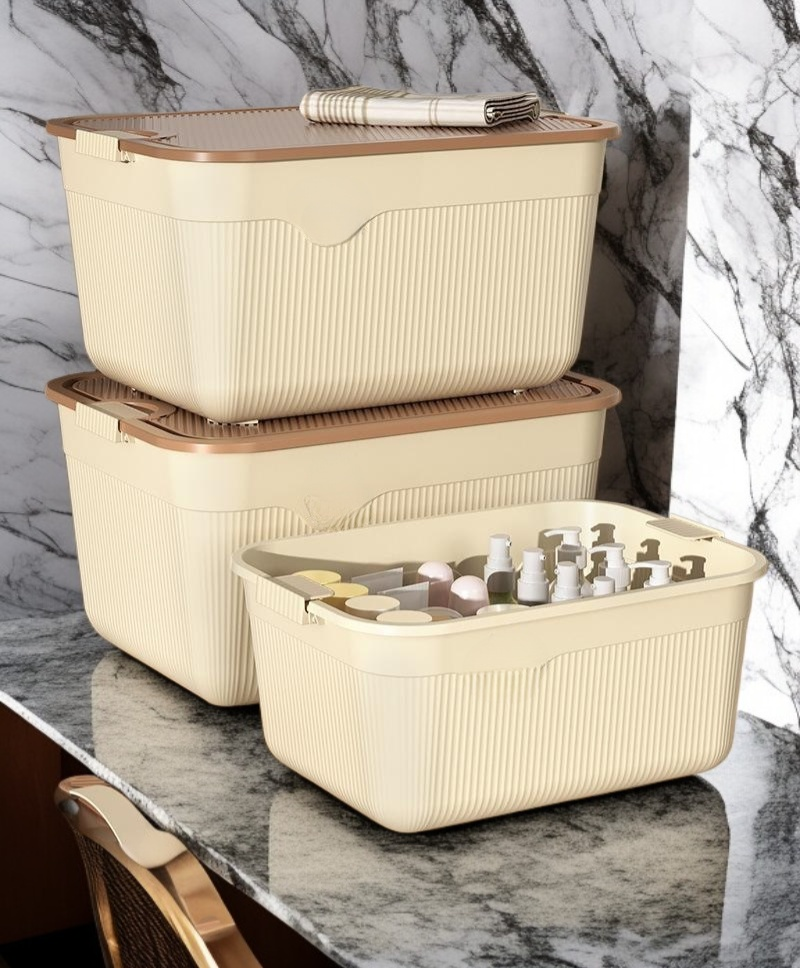 내구성 좋은 플라스틱 수납함 디테일