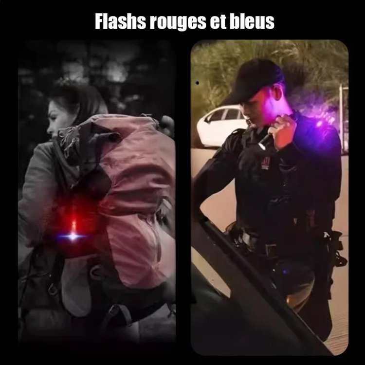 【Trois-en-un multifonctionnel】Lampe de poche SOS d'urgence