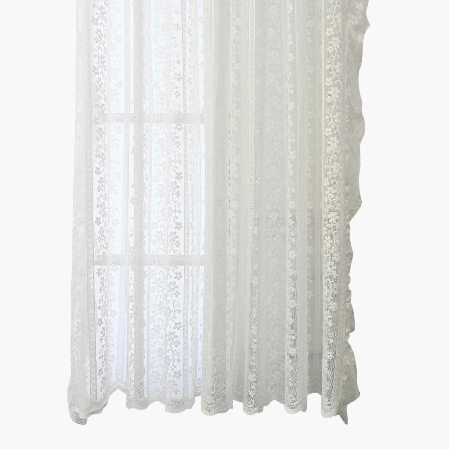 二重仕上げのカーテン