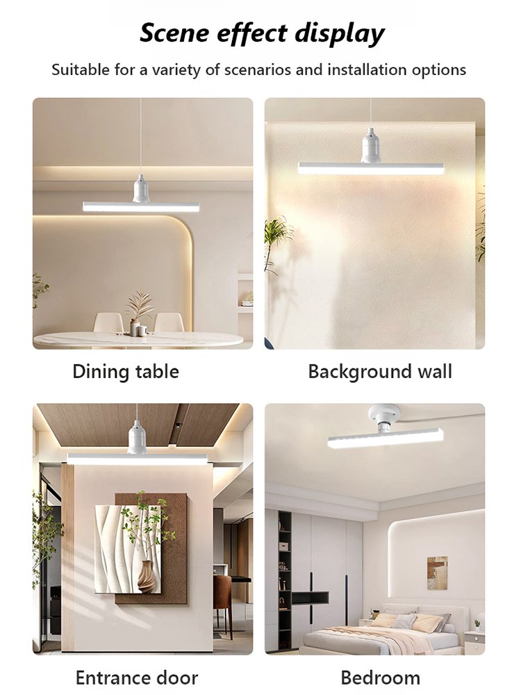 【Multifunctional Energy-Saving Lamp】Detachable and Easy to Install