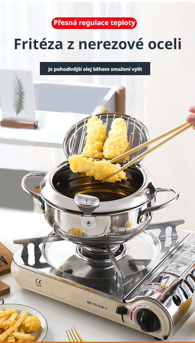 Fritéza Tempura pro domácí použití