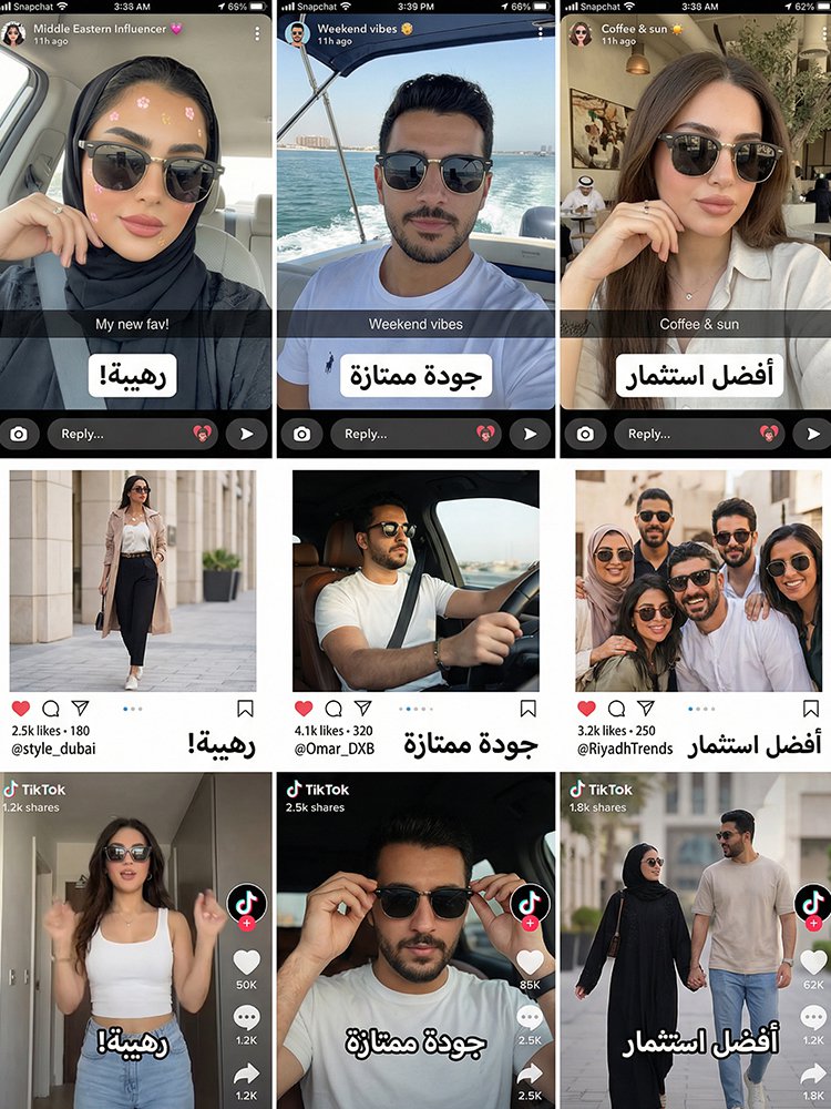 نظارات شمسية مضادة للوهج بتصميم المسامير، الأكثر مبيعاً