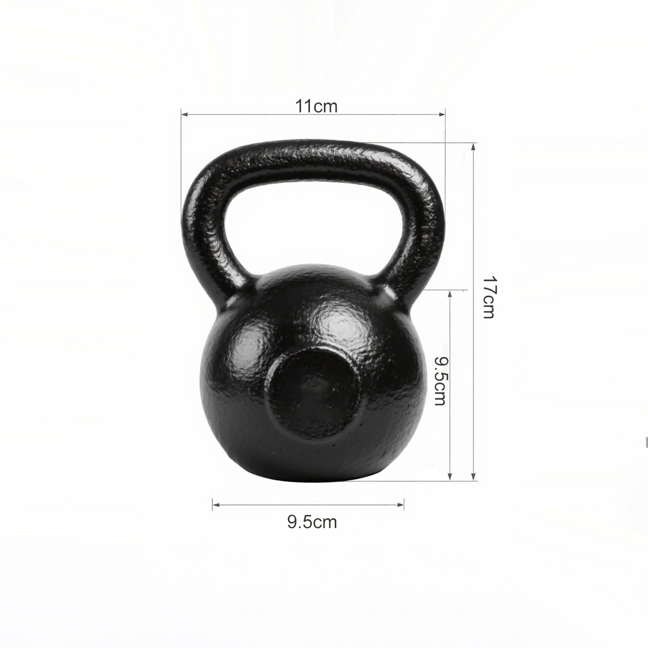 Kettlebell aus Gusseisen für effektives Krafttraining