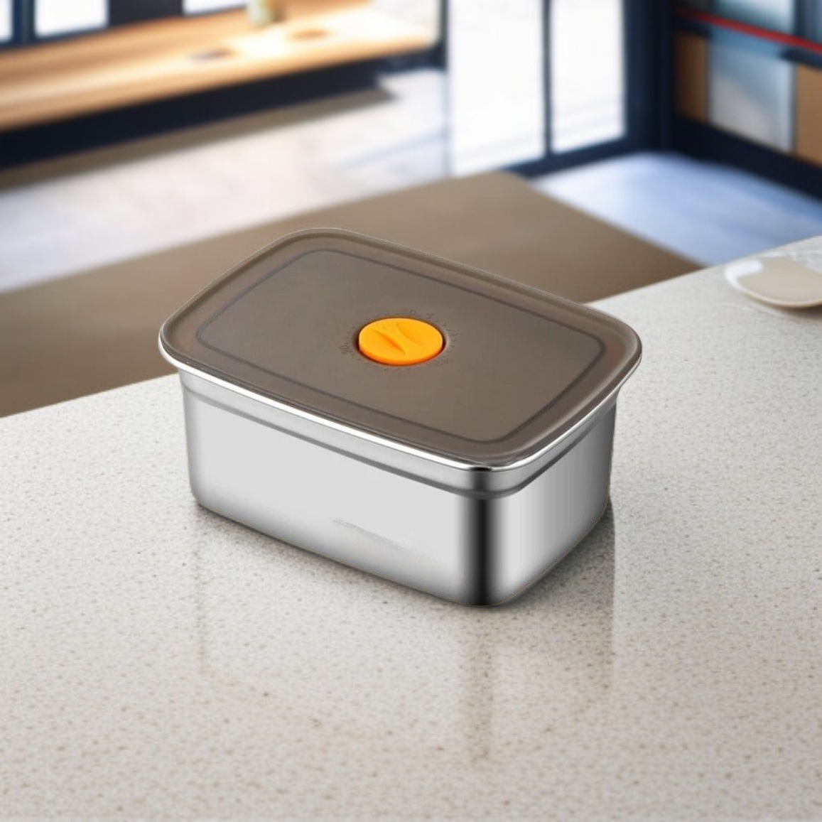 صندوق غداء من الفولاذ المقاوم للصدأ 316 المضاد للبكتيريا