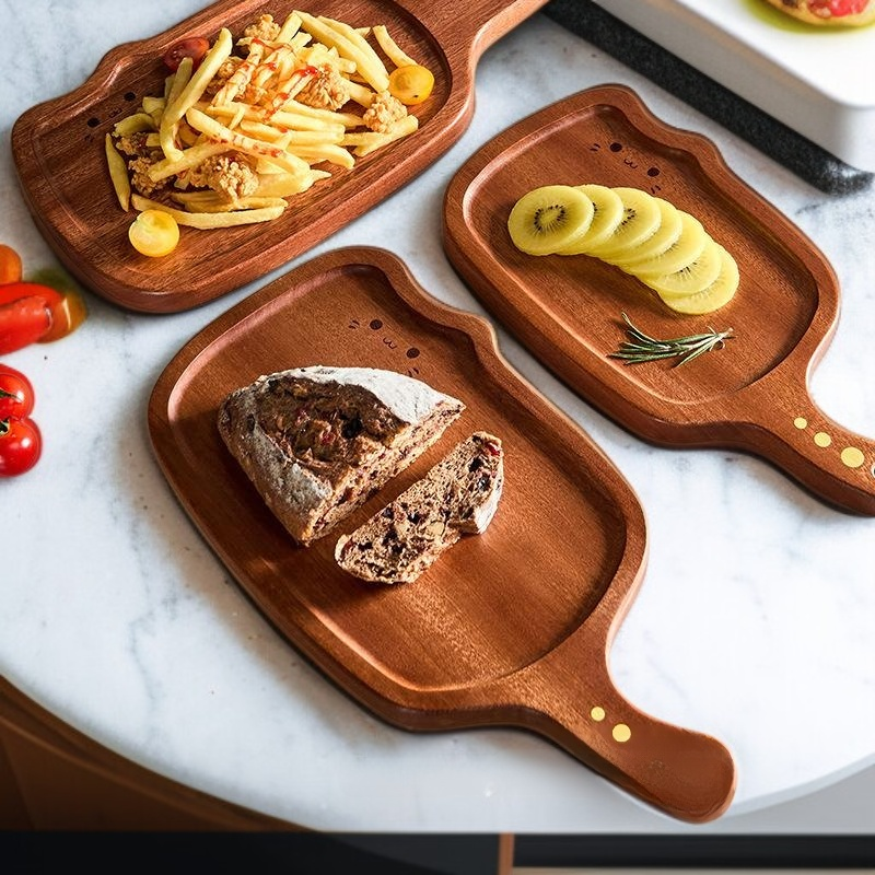 لوح تقطيع منزلي من الخشب الصلب