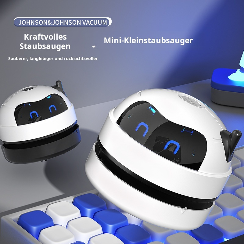 Mini-Staubsauger Desktop Mini wiederaufladbare Reinigungsmaschine Gummikrümel Tastaturreiniger tragb