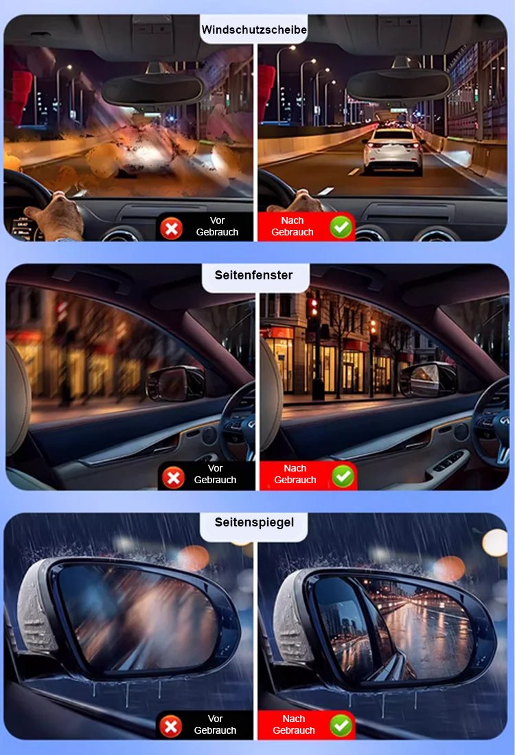 【Bürsten und Glänzen】2.0 Verbesserter, leistungsstarker Ölfilm-Entferner