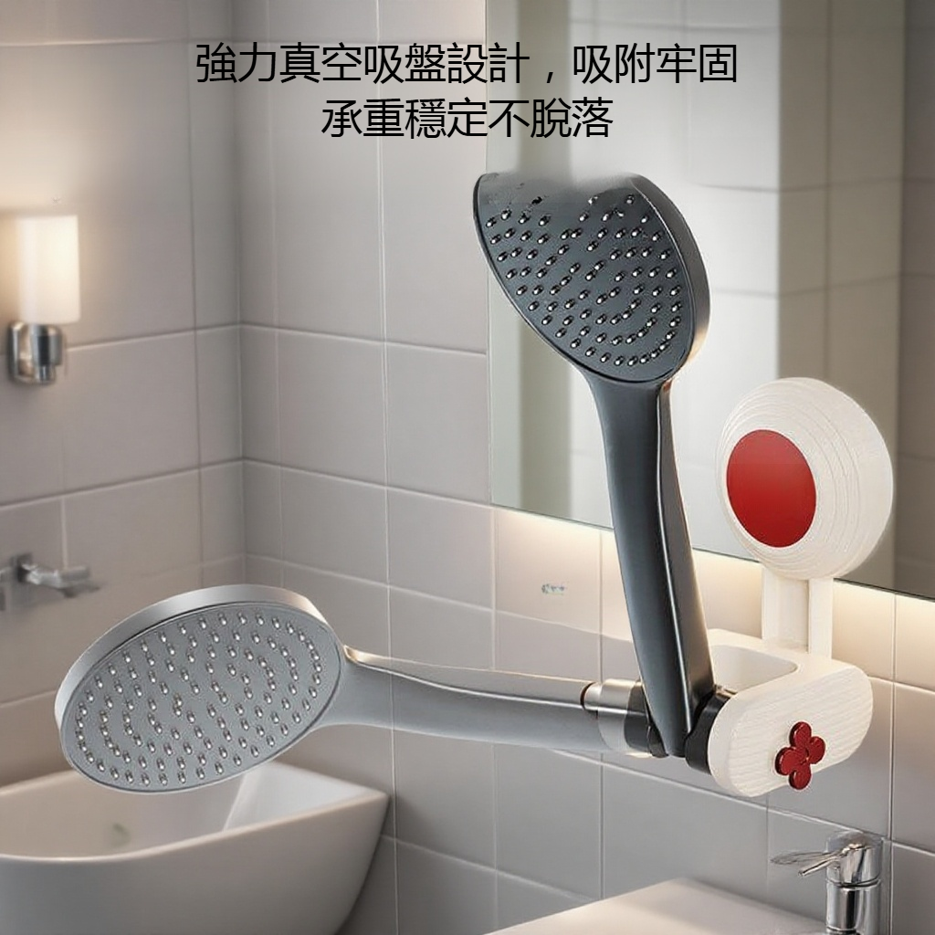 吸盤式蓮蓬頭支架