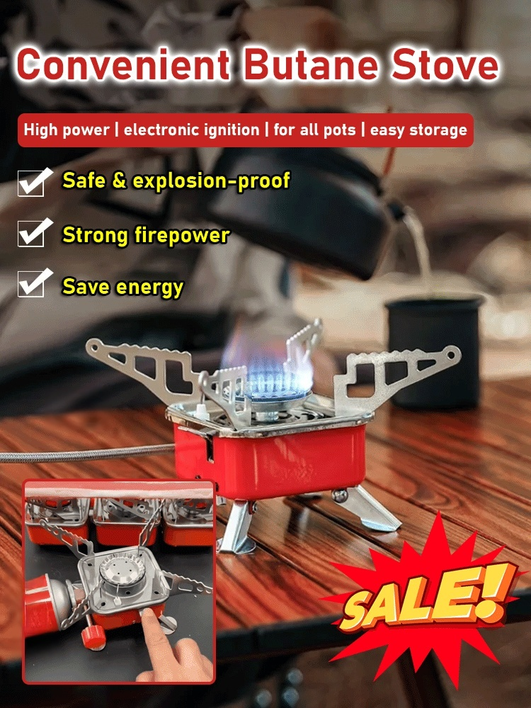Outdoor Mini Folding Butane Stove