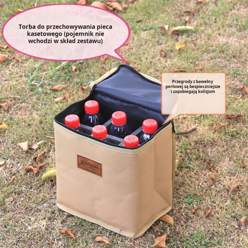 Torba do przechowywania kuchenki kasetowej Outdoor Camping Gear Grill Patelnia Patelnia Przechowywan