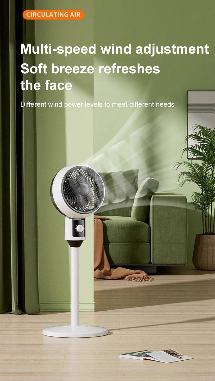 Sleek and stylish air circulation fan design