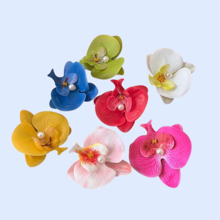 シミュレーション花縁雰囲気ヘアピン