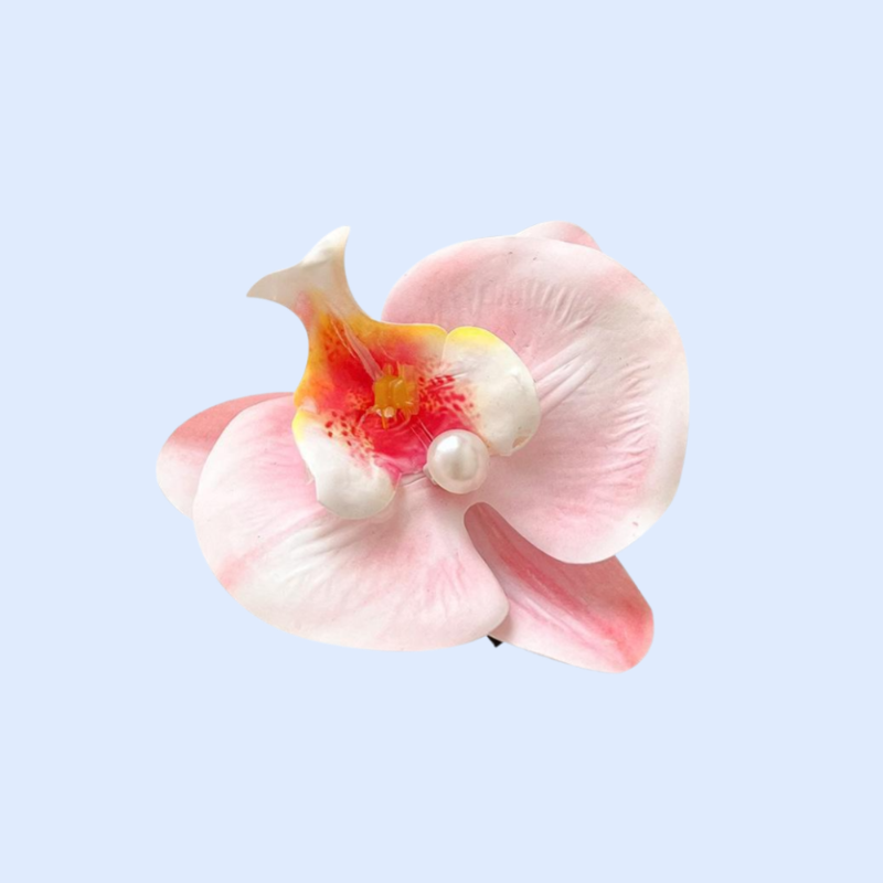 シミュレーション花縁雰囲気ヘアピン