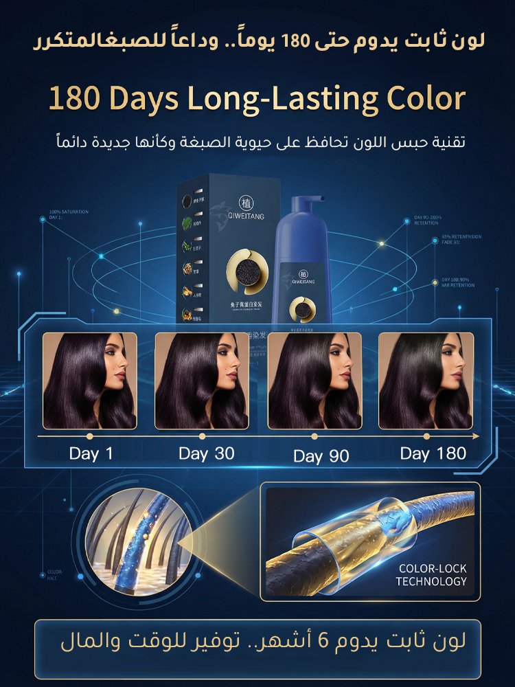صبغة الشعر ذو البروتين الكافيار ( الأكثر مبيعا في تيك توك)