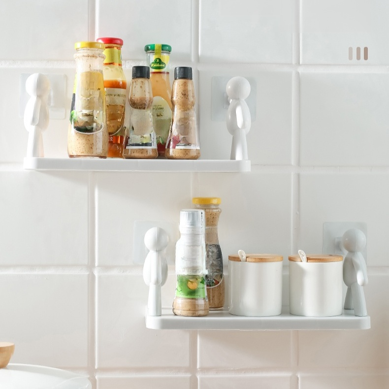 벽에 구멍 없이 설치하는 강력한 가정용 선반