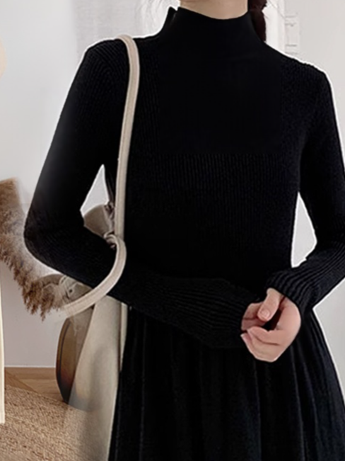 가을 겨울 프렌치 니트 원피스