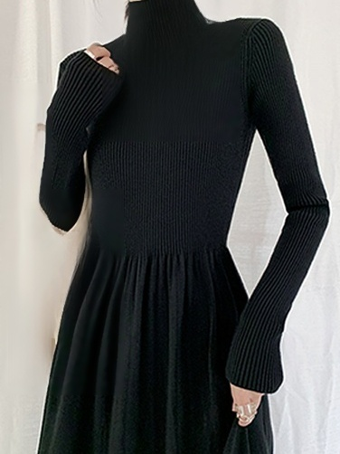 가을 겨울 프렌치 니트 원피스