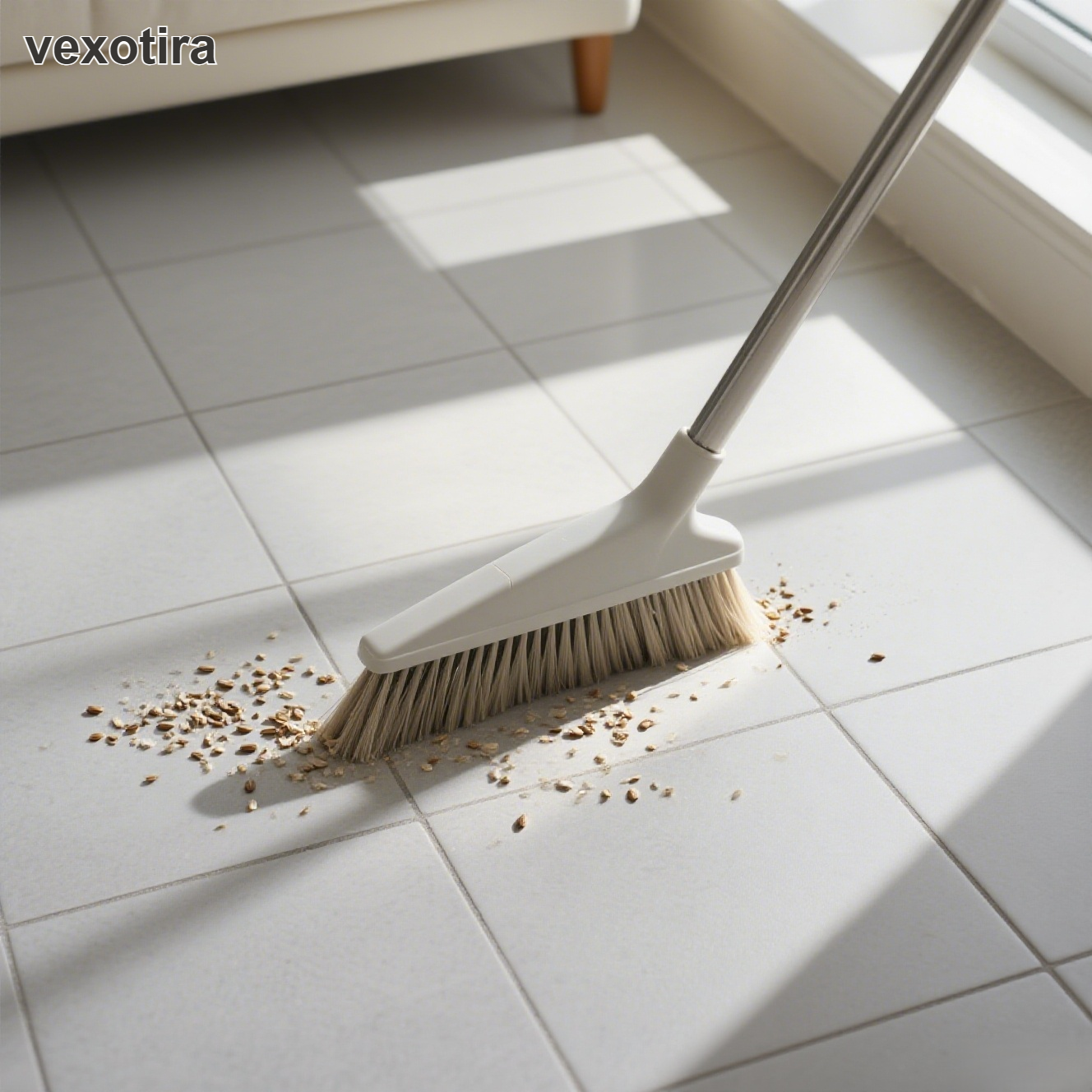 Artefakt z podlahy - magické koště