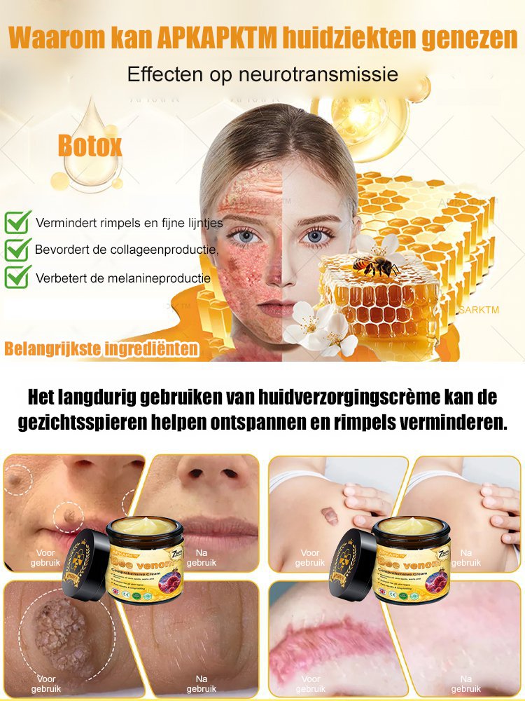 Bijengif uitgebreide verzorgingscrème