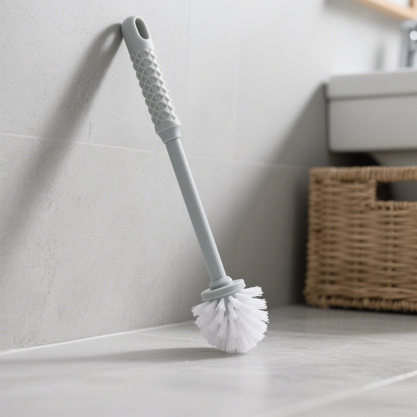 トイレ清掃ブラシの持ち手部分のデザイン