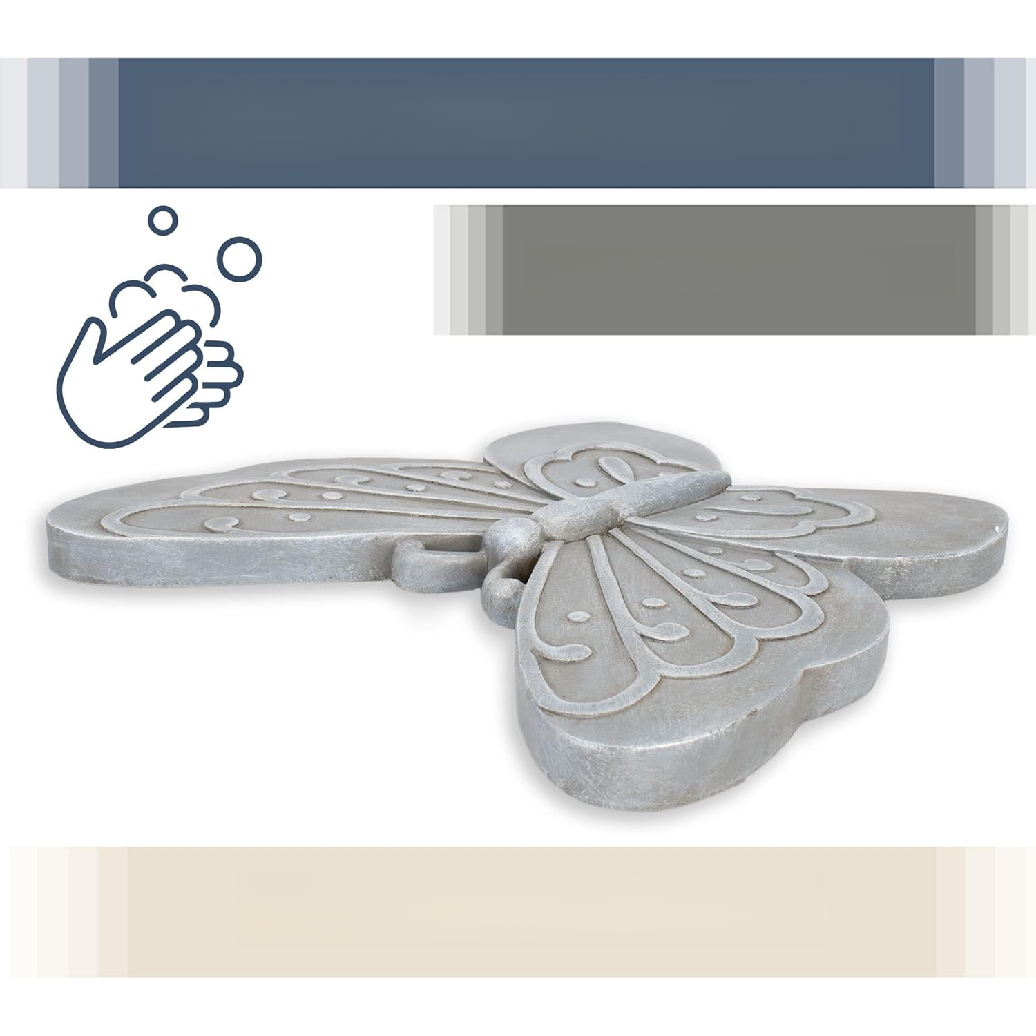 Stepping stones creating a charming garden walkway