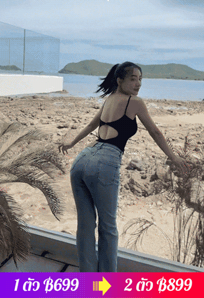 【สาวฮอตสไตล์ฝรั่ง】บอดี้สูทสายเดี่ยวเก็บพุงกระชับสัดส่วน