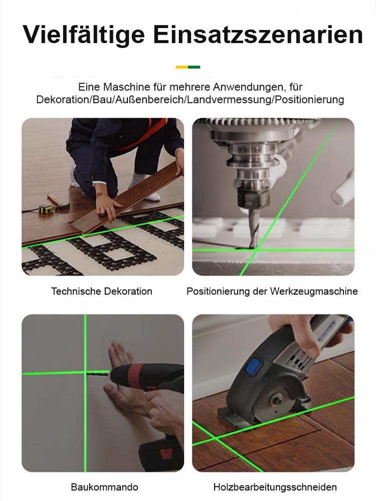 【Ingenieurlaser-Positionierer】Messung der Gebäudeniveaus innerhalb von 300 Metern nahezu fehlerfrei.