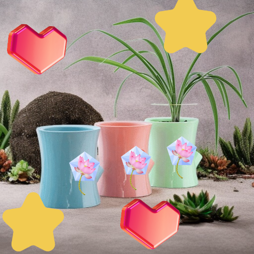 Ukázka jednoduchého použití samozavlažovacího květináče