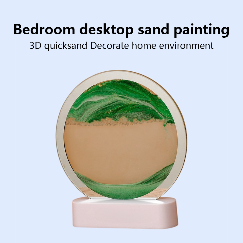 Bedroom desktop sand painting night light