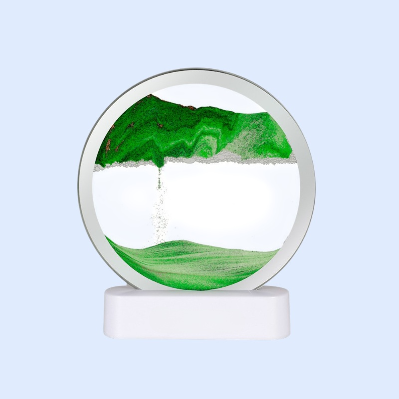 Bedroom desktop sand painting night light