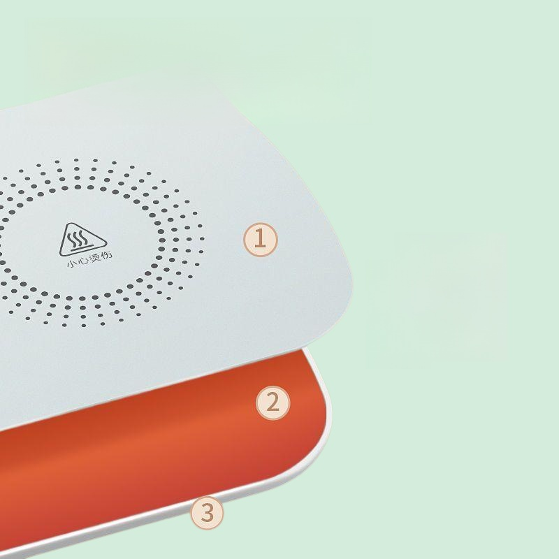 多機能断熱ボードホットミルクアーティファクトオフィス寮の温かい食事