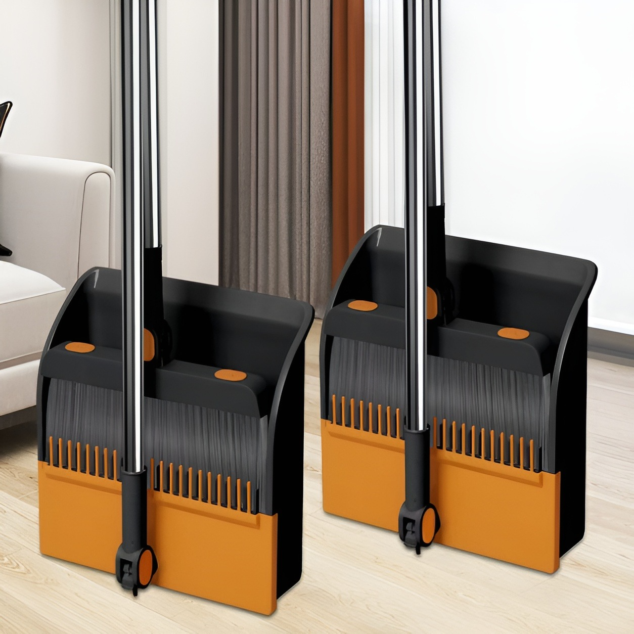 ほうき 家庭用 高品質 ちりとり コンビネーションセット ちりとりセット 柔らかい毛のほうき 掃除用ほうき 卸売