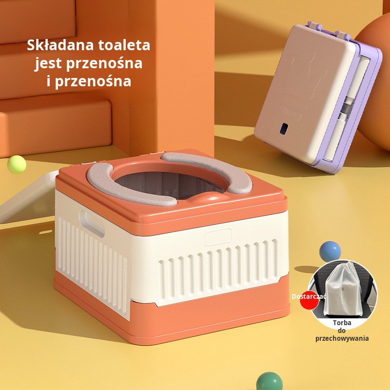 Toaleta dla dzieci składana toaleta samochodowa przenośny nocnik dla niemowląt