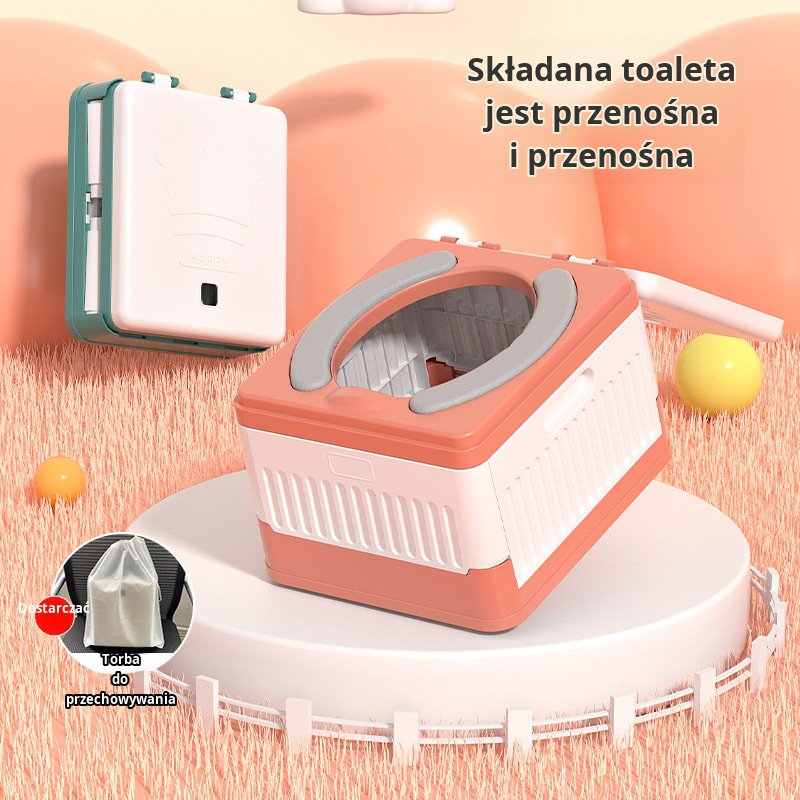 Toaleta dla dzieci składana toaleta samochodowa przenośny nocnik dla niemowląt