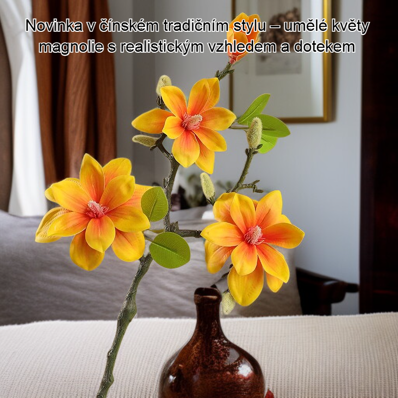 Simulovaný květ magnólie