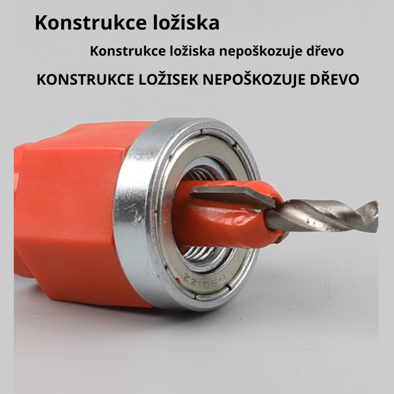 Sada zahlubovacích vrtáků, kleště a otvírač děr