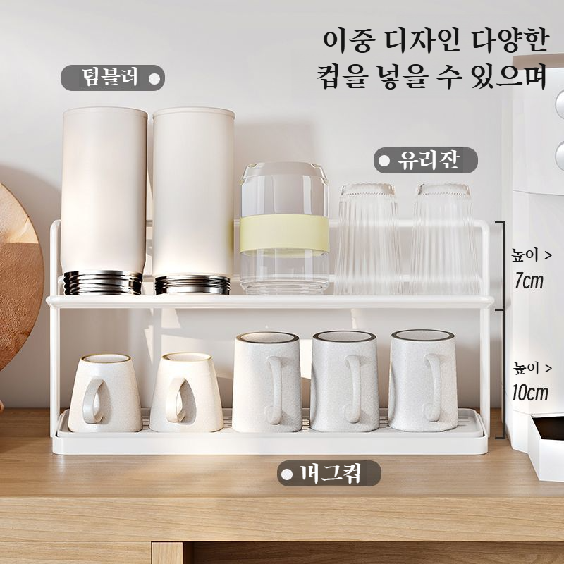 비주얼 열 방지 대나무 커버 이중 수납 컵 홀더 세라믹 세라믹 컵 두꺼운 수납 홀더 물빠짐 컵 홀더