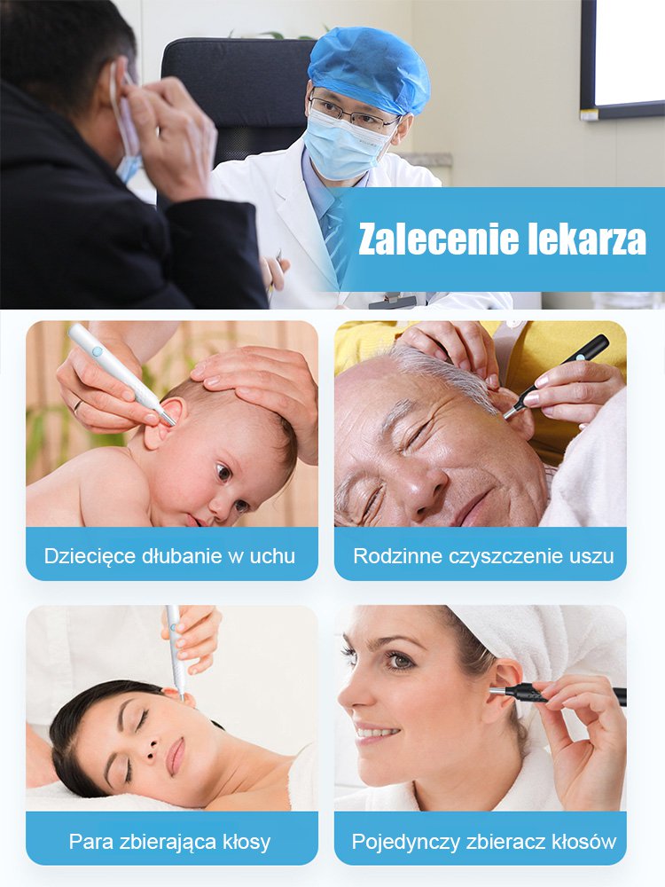 Inteligentny wizualny pręt do wybierania ucha