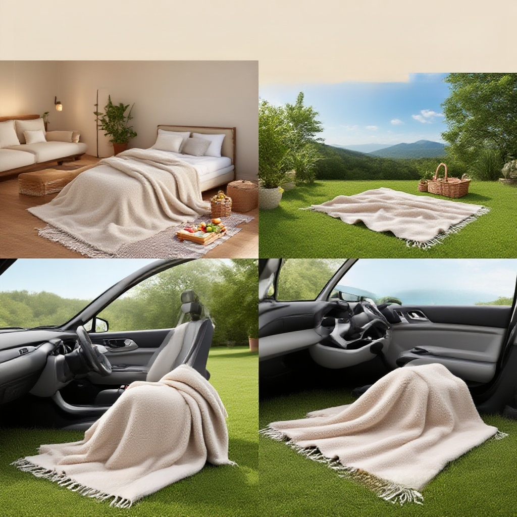 Skin-friendly and comfortable flannel blanket