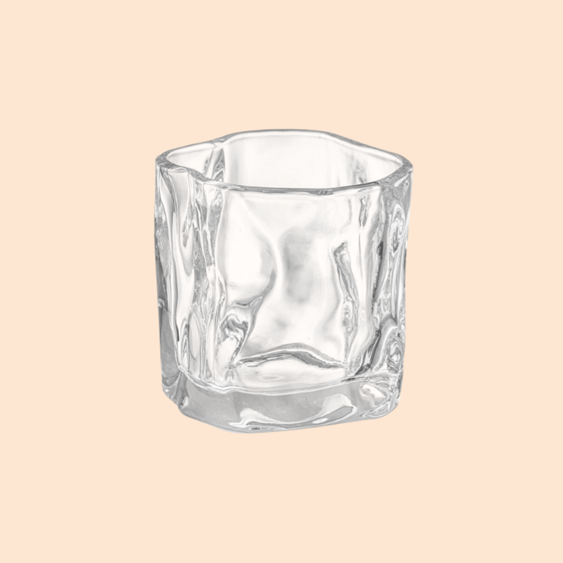 트위스트 유리 버터플라이 컵