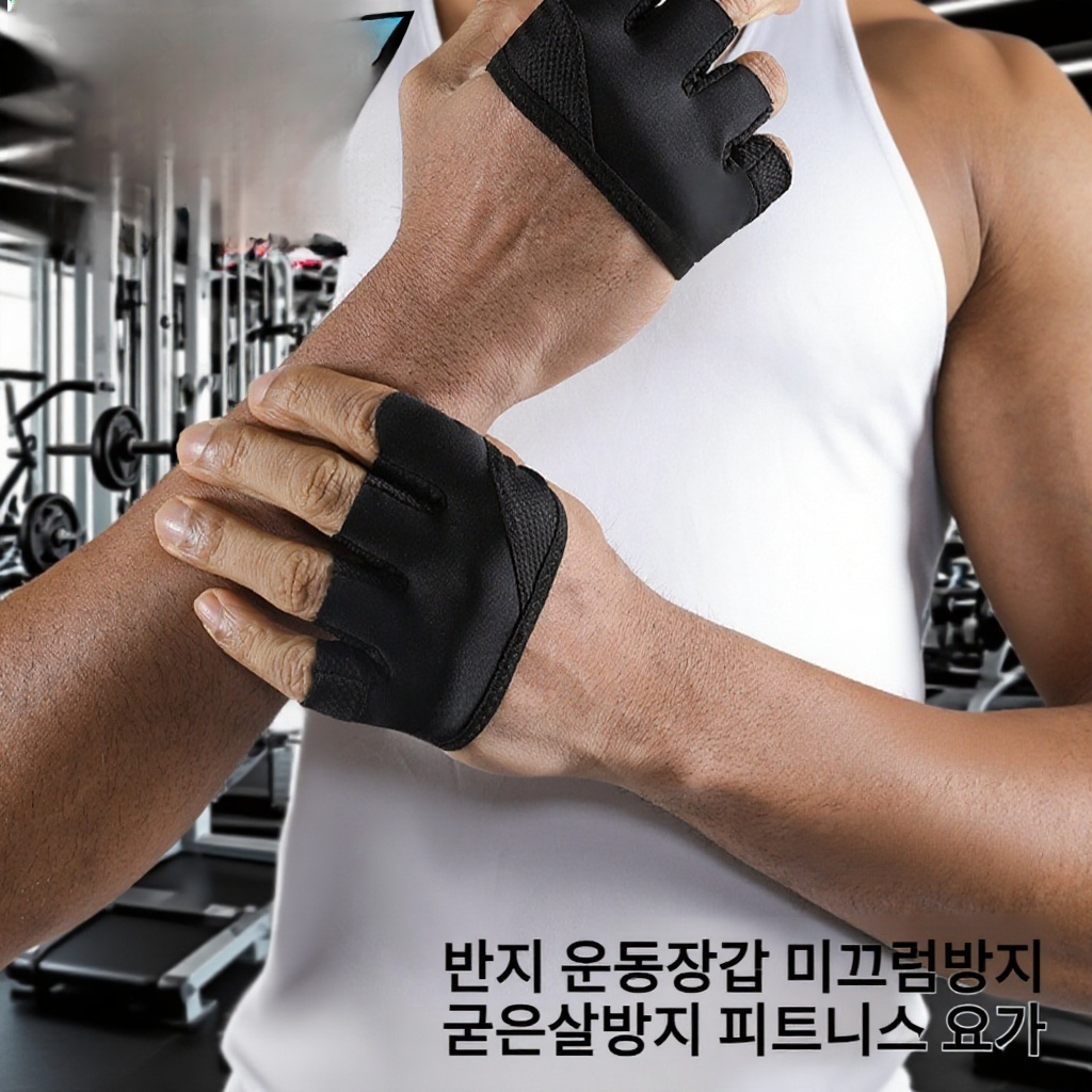 남자 미끄럼방지 반지갑 요가 미끄럼방지 스포츠헬스장갑 통풍사지 굳은살방지 미끄럼방지 여자남장갑