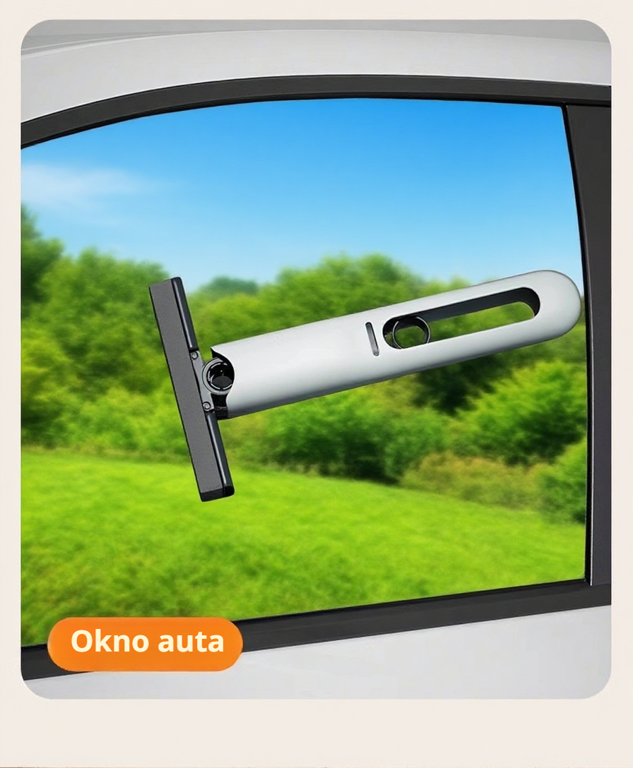 Detail malého mopu s volnýma rukama pro domácí použití