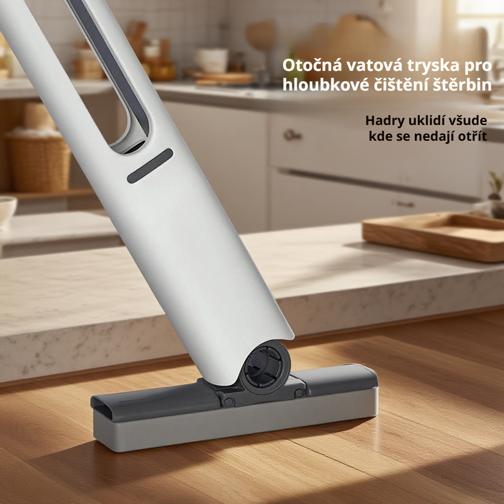 Malý přenosný mop s volnýma rukama, vhodný pro domácnost