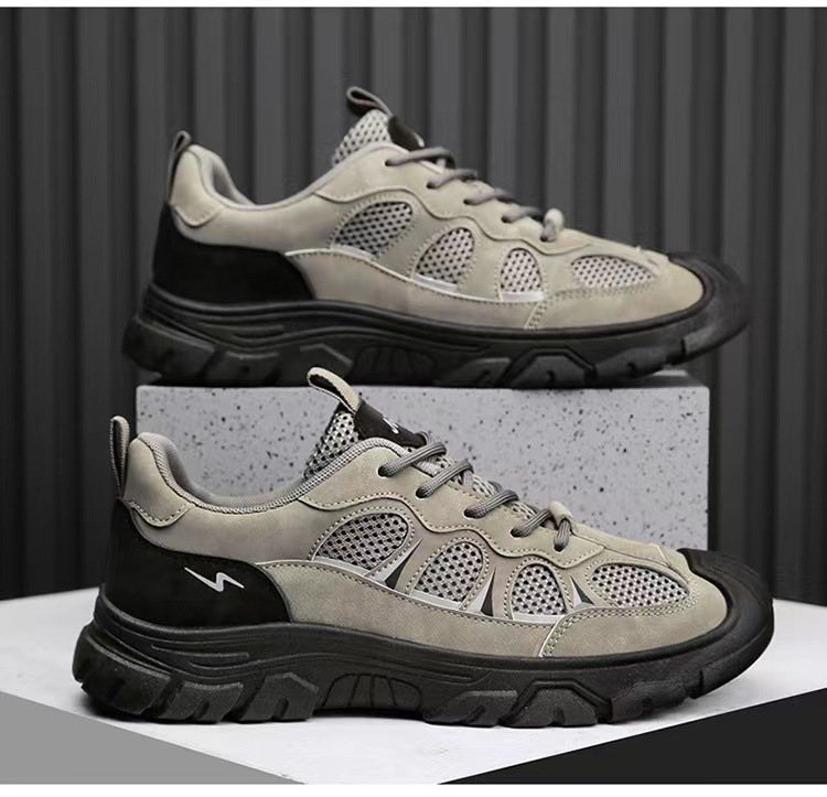 アウトドアスポーツに最適な労働保護機能付きメンズシューズ